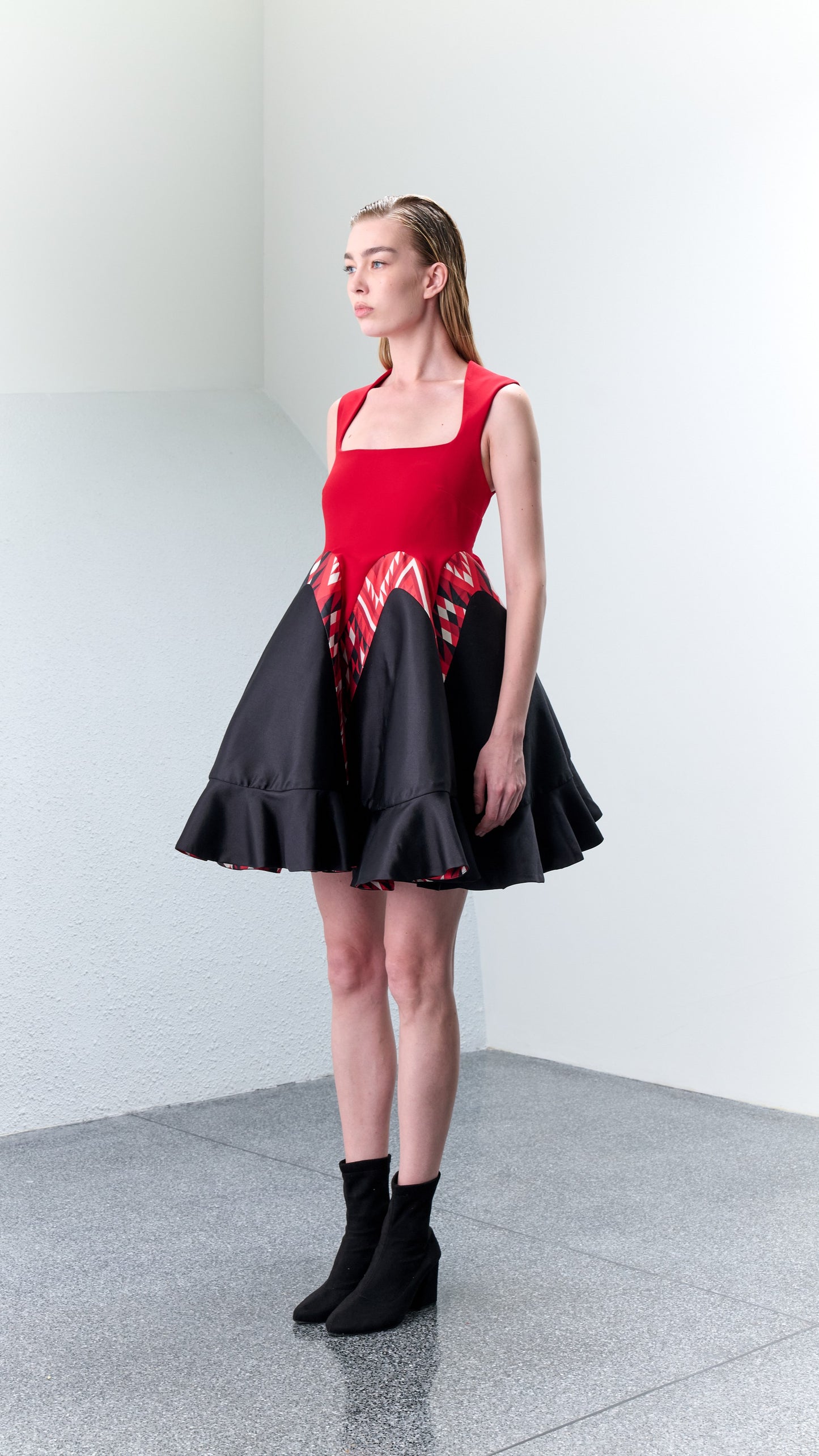 1.6 ALF Godet Cocktail Dress