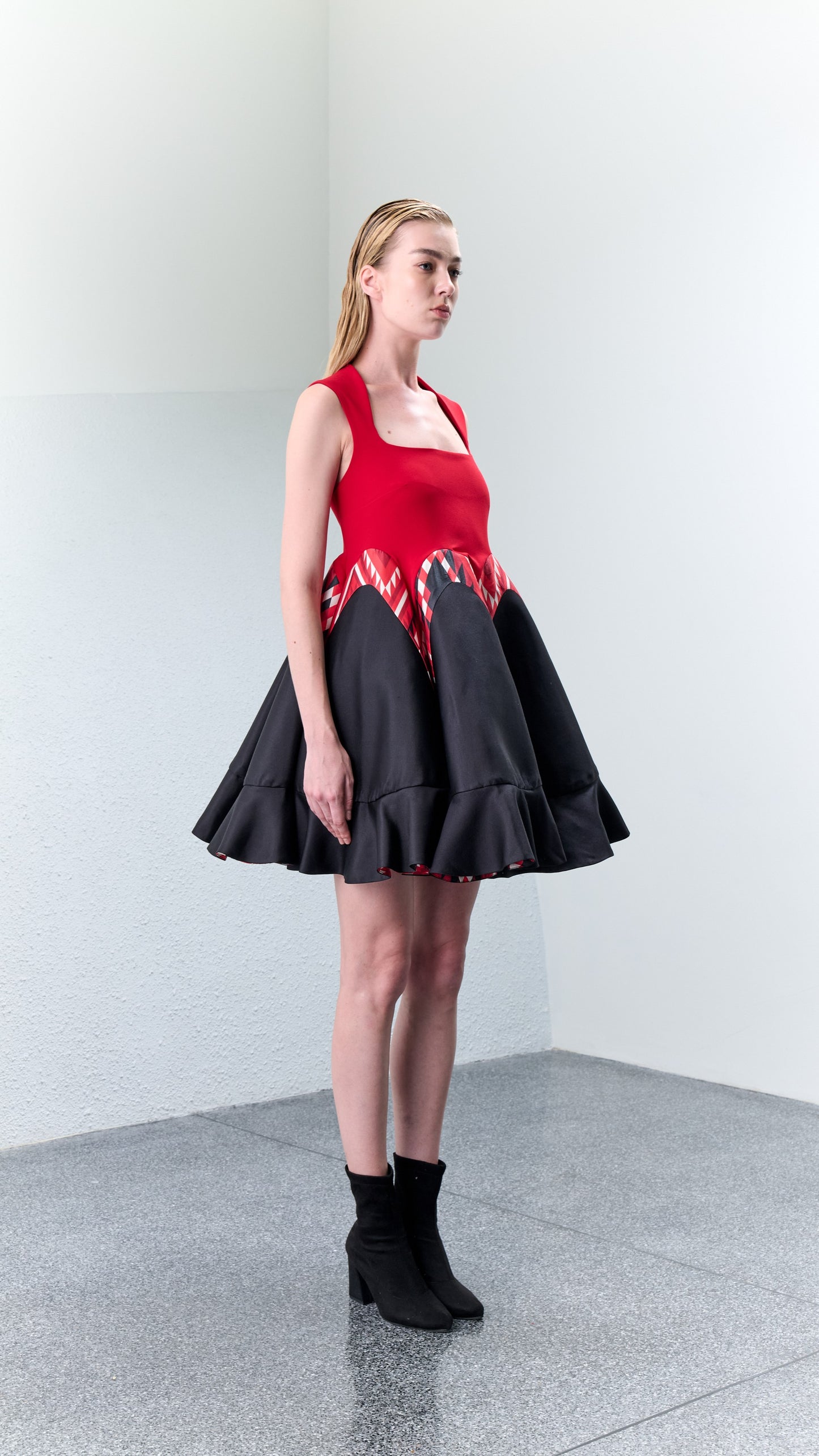 1.6 ALF Godet Cocktail Dress