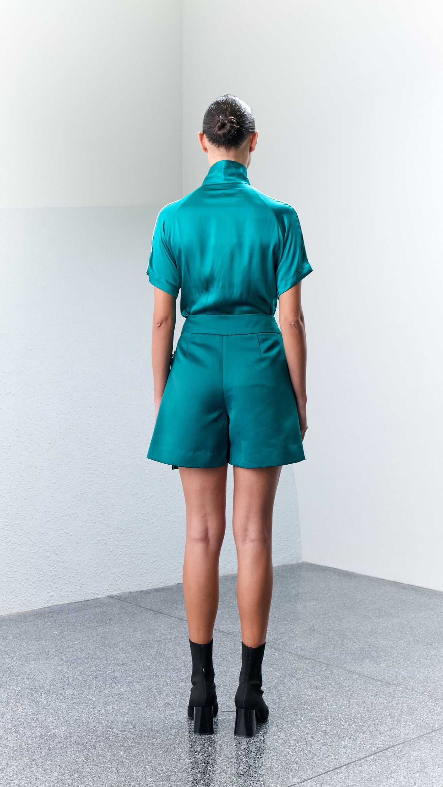 1.7 AST Duchess Satin Mini Skirt