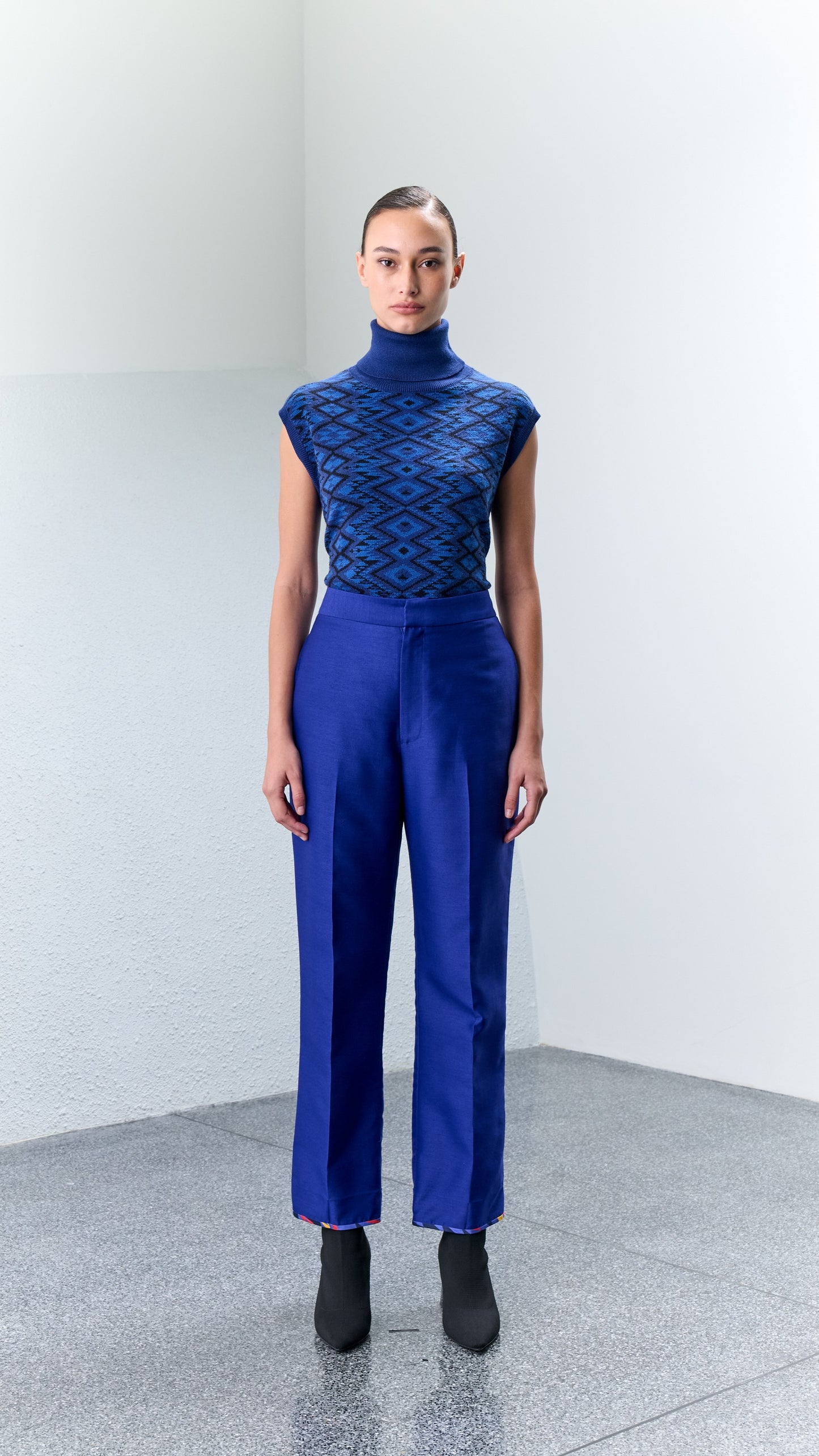 2.4 ALP Silk Wool Tapered Trousers