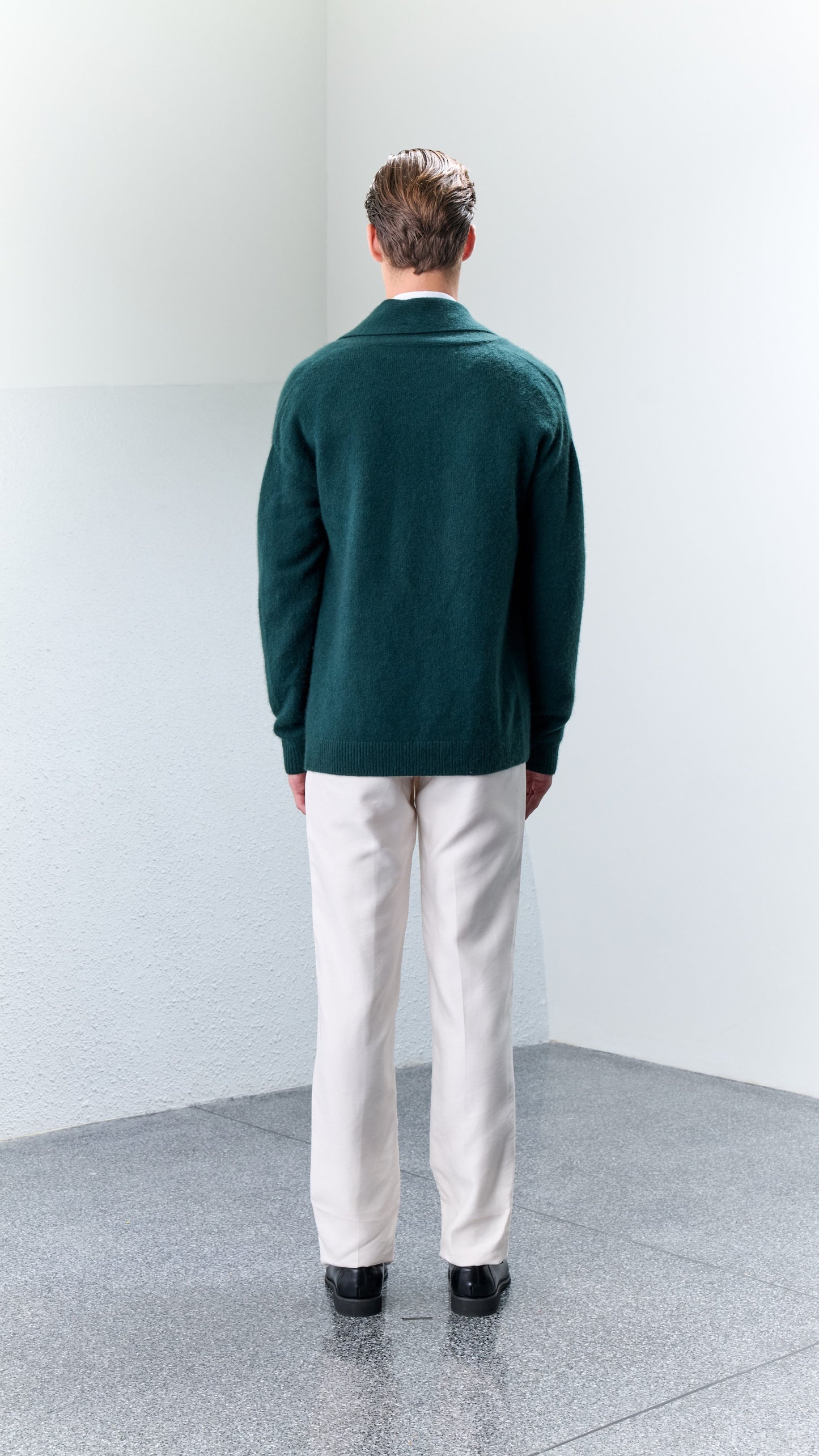 4.7 AST Knit Shawl Collar Cardigan