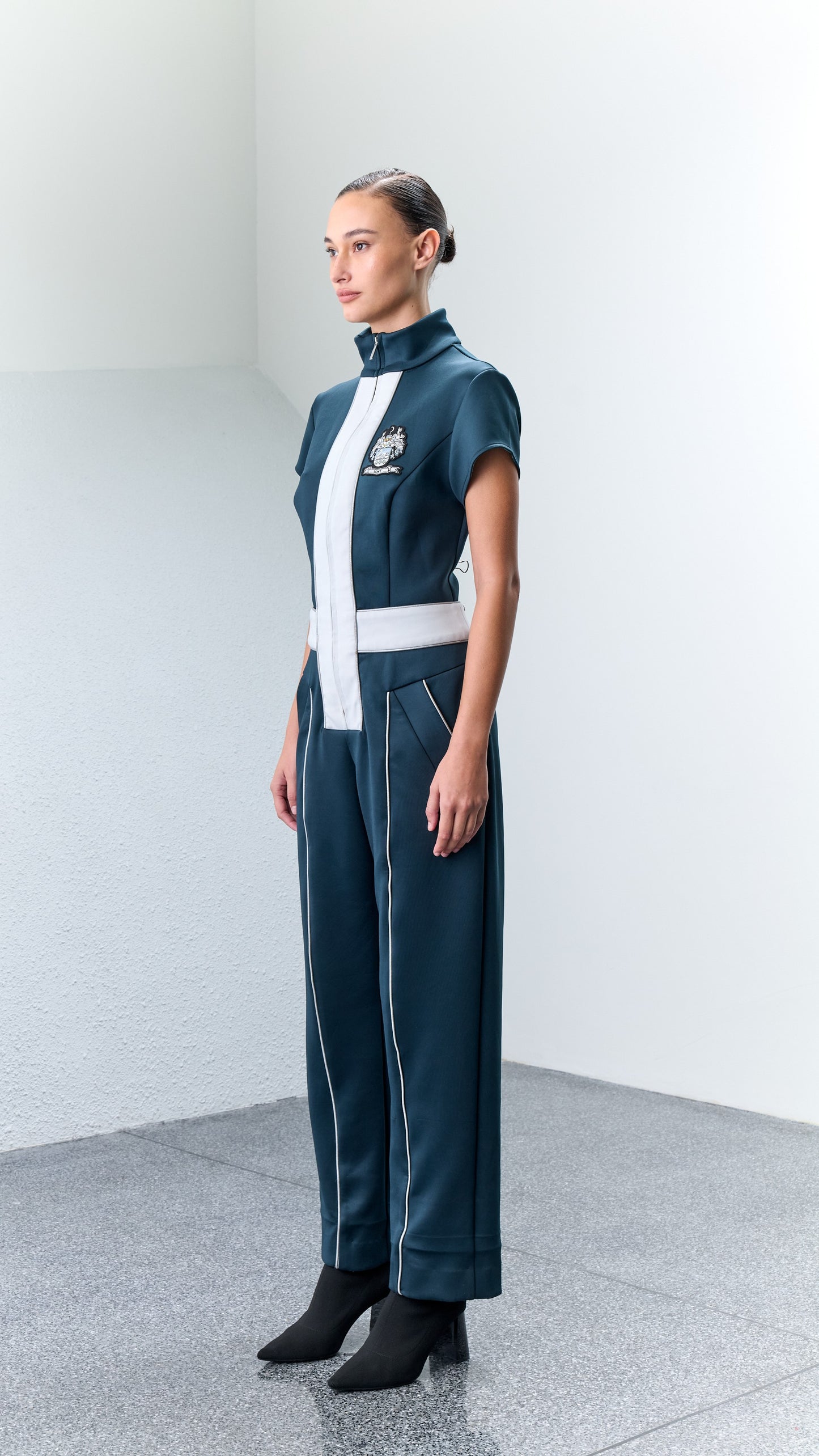 Tau Knitted Scuba Jumpsuit