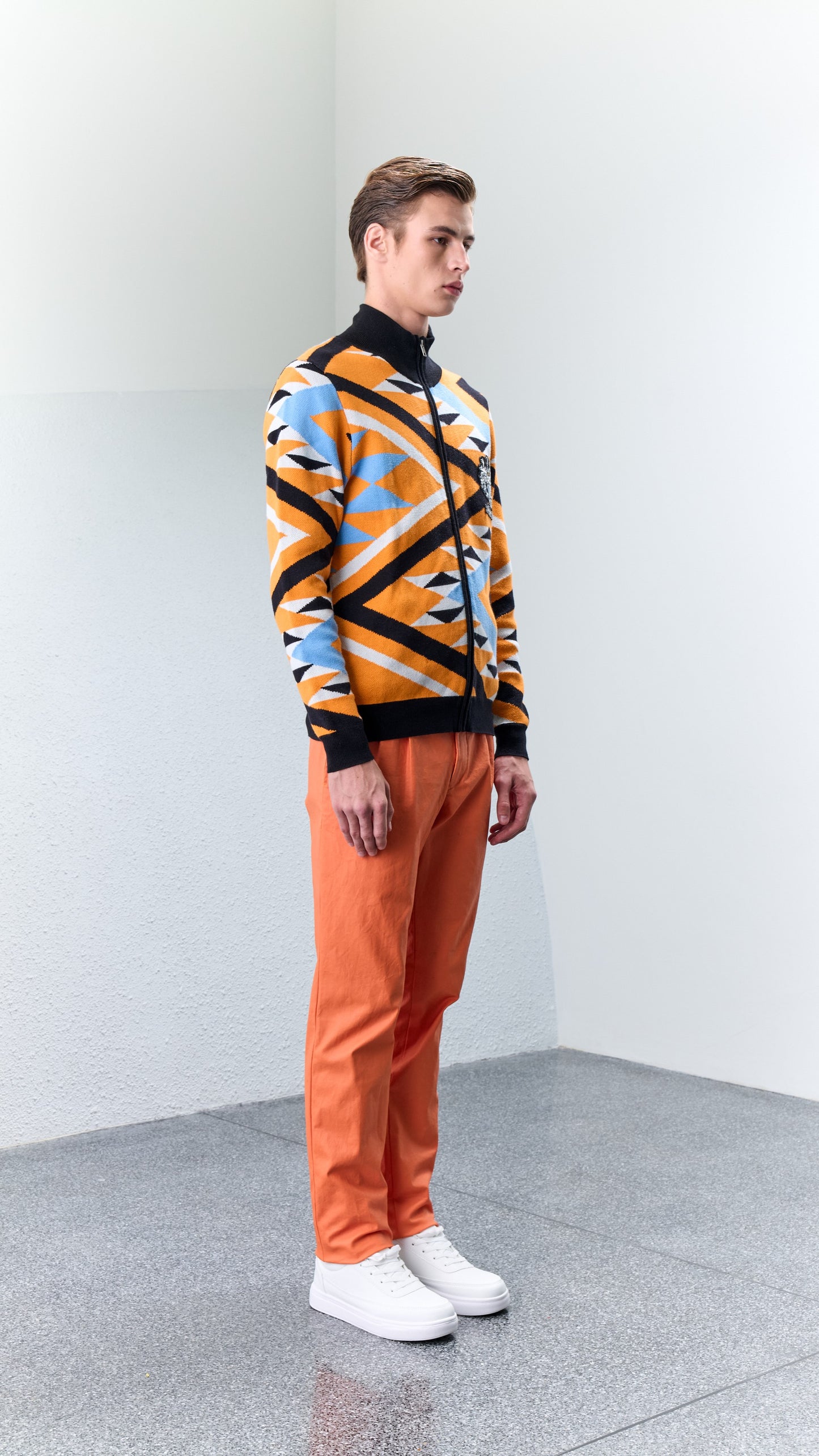 McL Orange Cotton Trousers