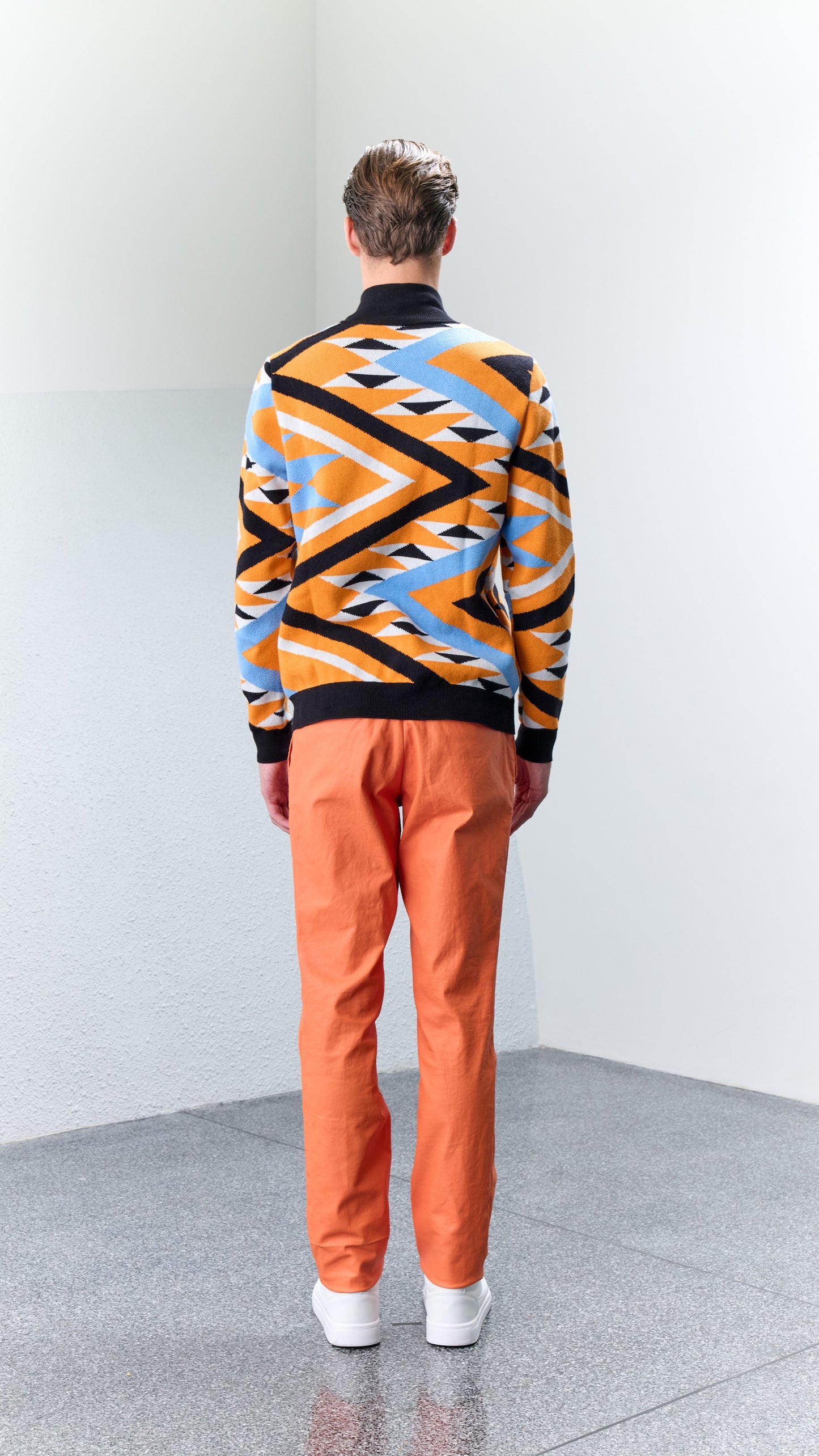 McL Orange Cotton Trousers