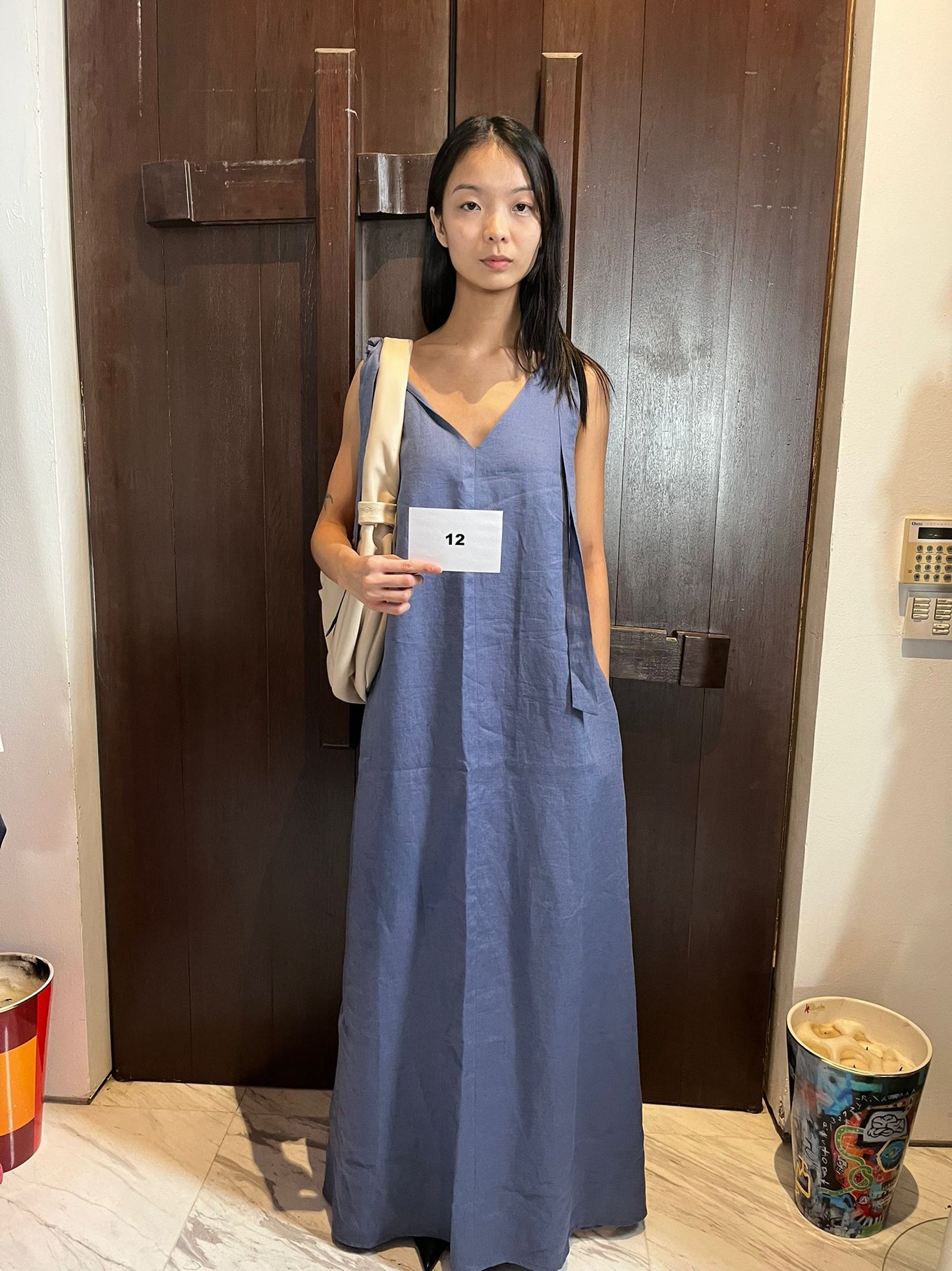 Hine Ahuone Linen maxi dress